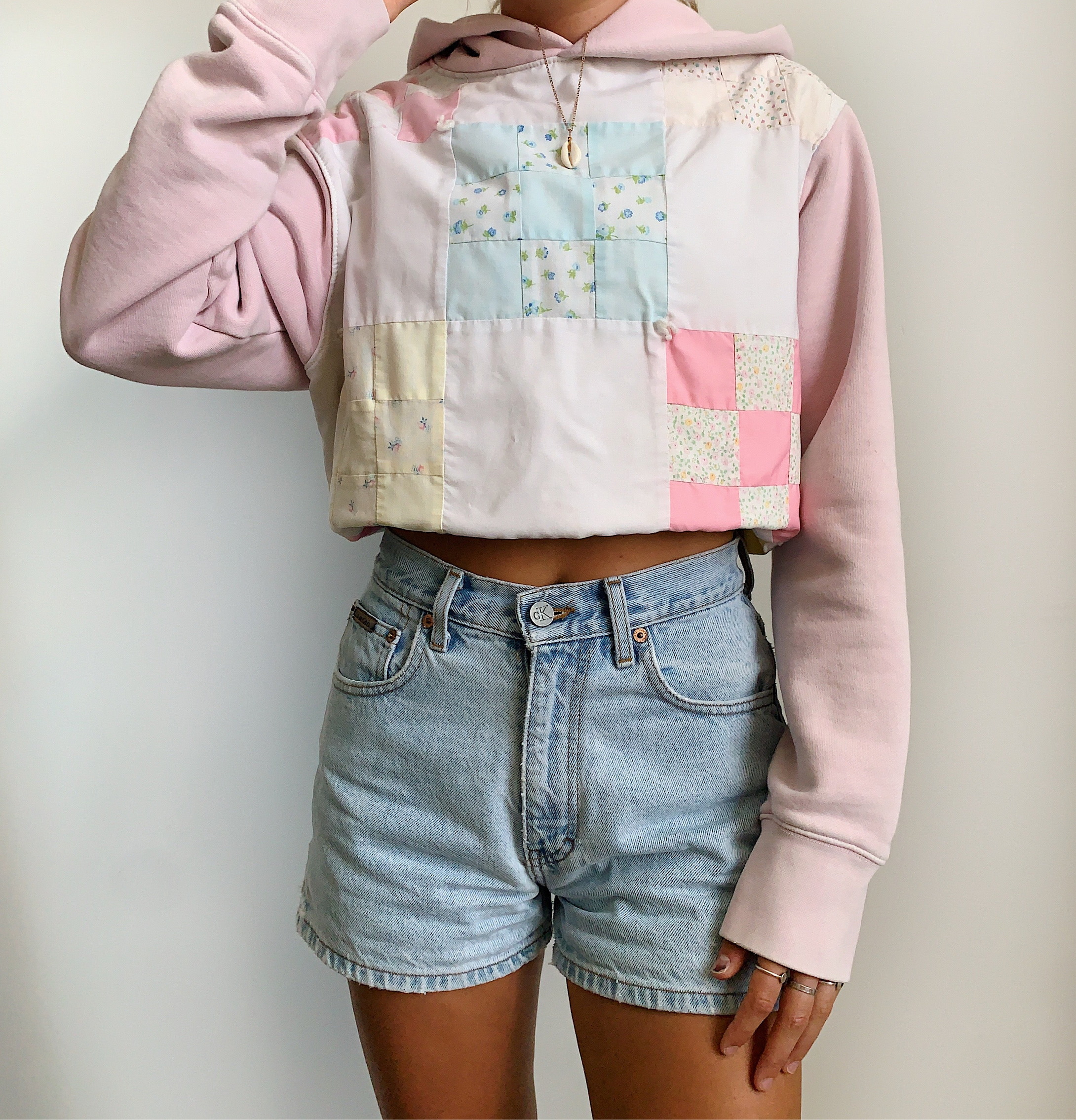 summer quilt hoodie