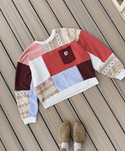 Load image into Gallery viewer, pink cottage crewneck
