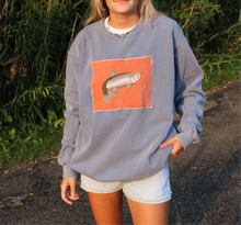 Load image into Gallery viewer, trout crewneck
