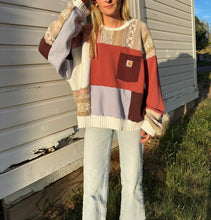 Load image into Gallery viewer, pink cottage crewneck
