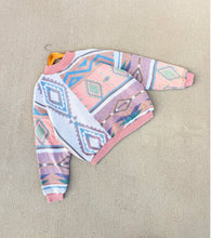 Load image into Gallery viewer, pink patterned mockneck
