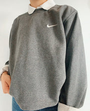 Load image into Gallery viewer, Gray nike crewneck
