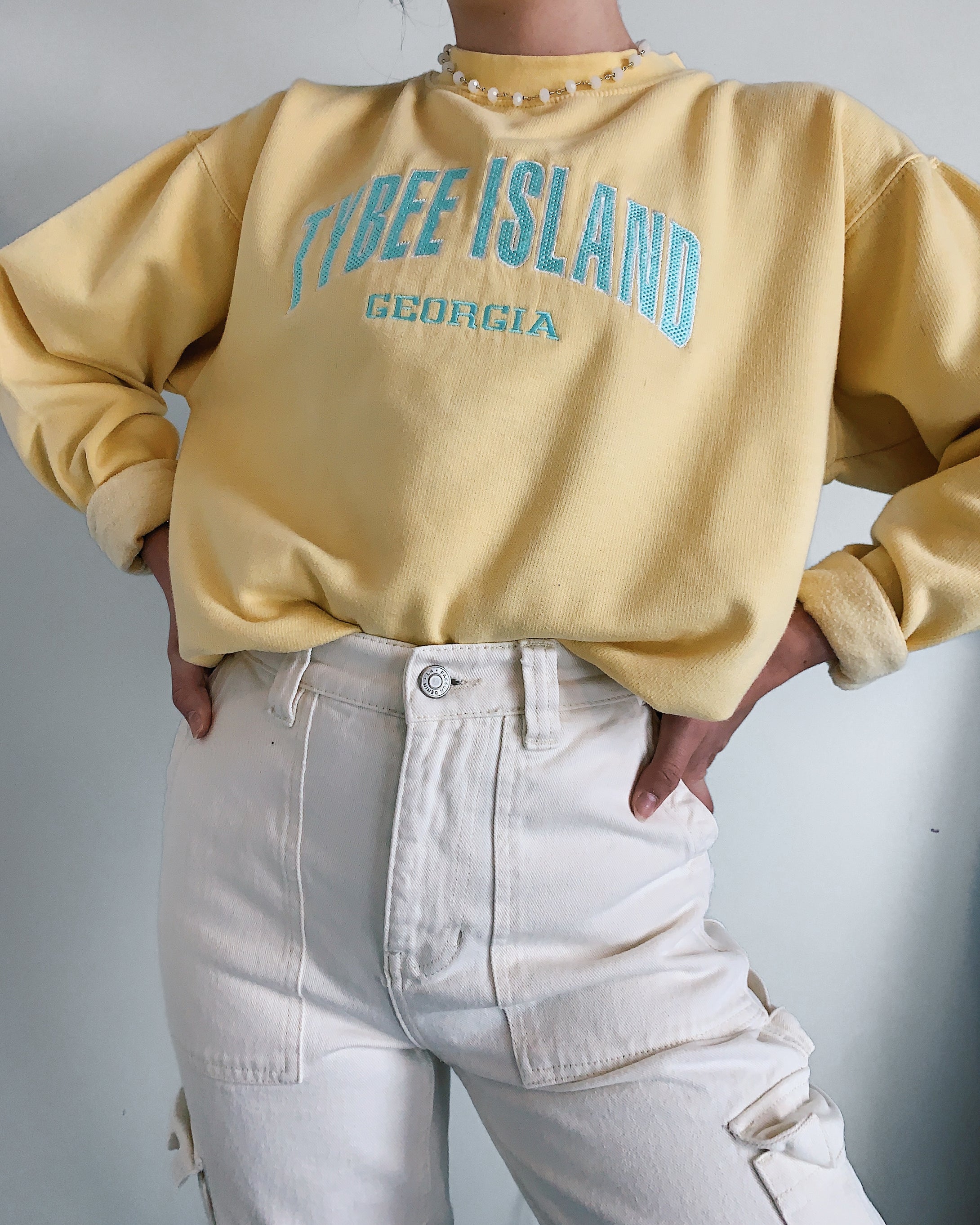 Tybee beach crewneck