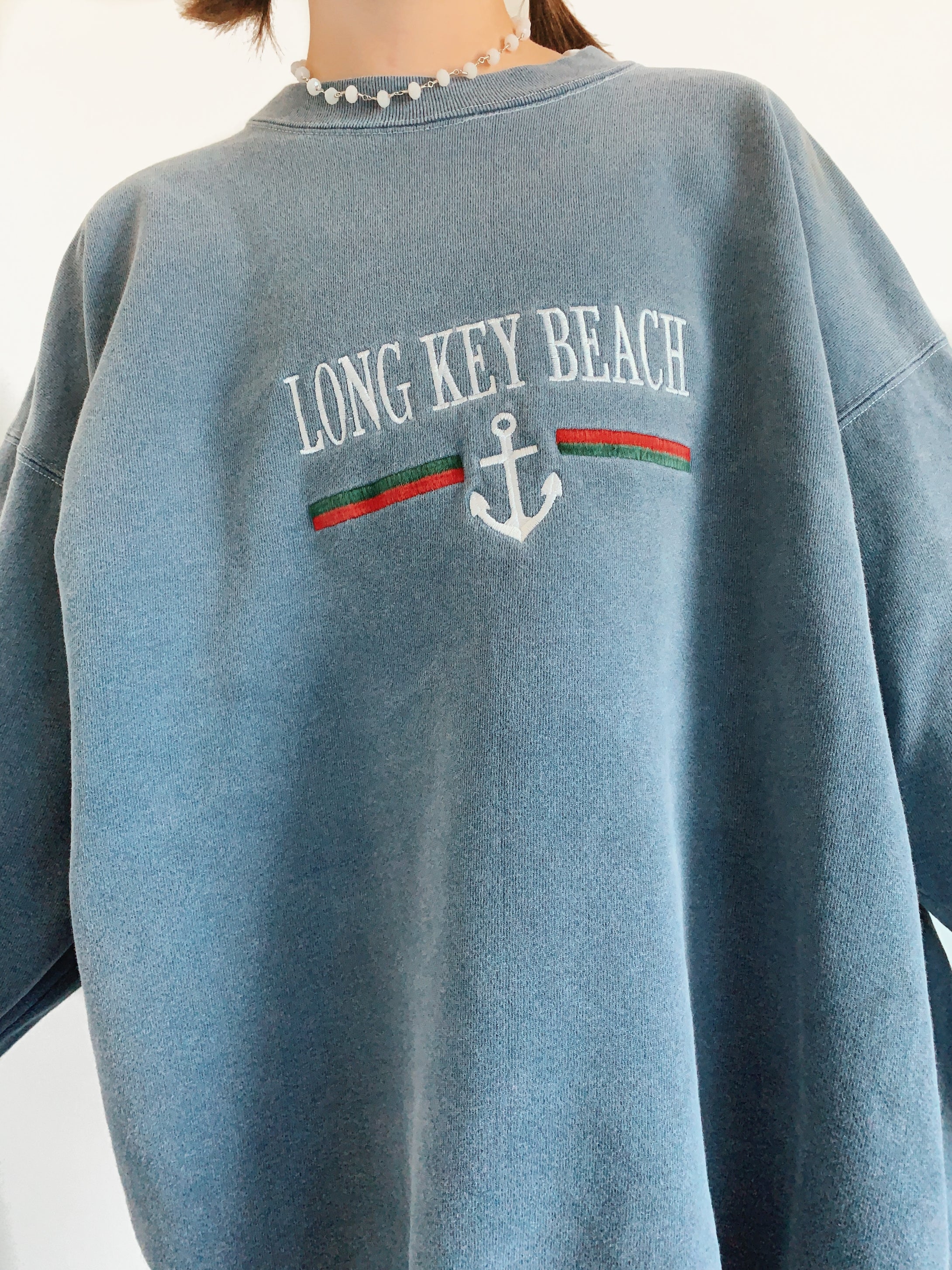 Long Key Beach crewneck