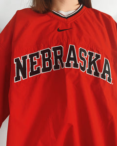 Nike center swoosh Nebraska windbreaker