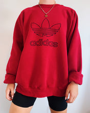 Load image into Gallery viewer, adidas embroidery crew
