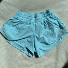 Load image into Gallery viewer, light blue hotty hot shorts!
