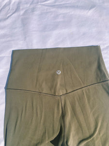 army green align leggings